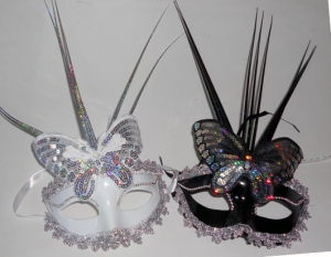 Карнавальная маска (цвет ассорти)