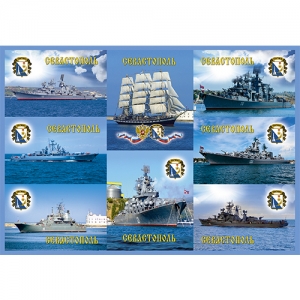 Набор фотомагнитов корабли Севастополя