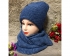 Комплект зимний (шапка + шарф)